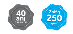 40 ani garantie